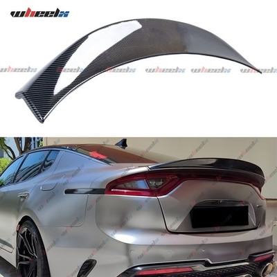 CARBON FIBER CK STYLE HIGHKICK DUCKBILL TRUNK LID SPOILER FOR 18-23 KIA STINGER