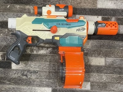 NERF N Strike Elite Modulus Tri Strike sehr guter Zustand Spielzeug Dart Kinder Schaumstoff Schießpistole Blaster 