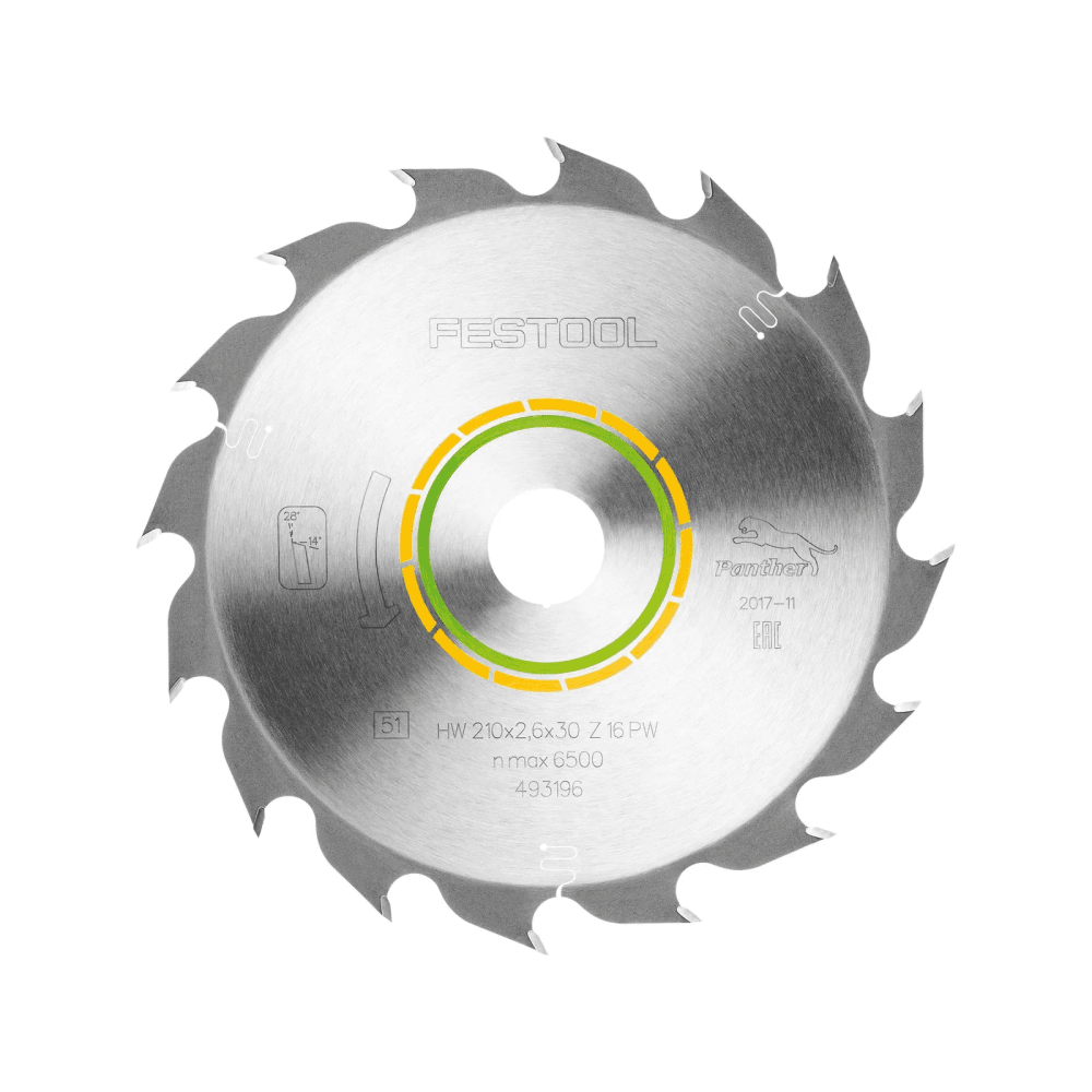Festool 493196 Panther Saw Blade 210x2,6x30 PW16