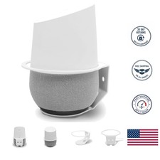 Stylish White Wall Mount for Google Home - Secure Your Device Effortlessly