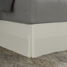Today  s Home Classic Tailored Bed Skirt Dust Ruffle, Microfiber, 14" Drop Len...