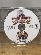 Chuck E. Cheese's Party Games (Nintendo Wii, 2010) Disc Only Tested
