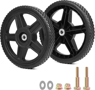#ad #ad 2 Pcs 12quot; Push Lawn Mower Wheel Set Fit Craftsman Mower Generator Garden Tiller $28.99
