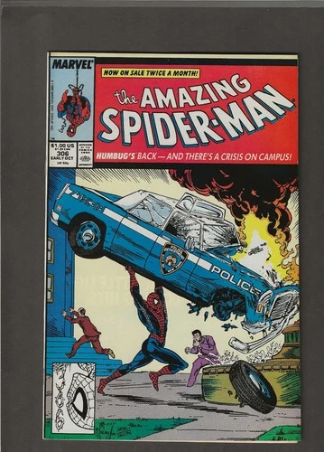 Amazing Spider-Man #306 (Todd McFarlane Art) Action Comics #1 Cover Homage [NM-]
