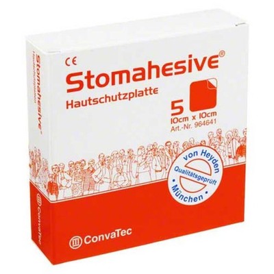 Stomahesive Hautschutzplatte 10x10 cm · 5 St · PZN 01664943