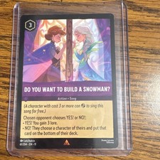 Disney Lorcana Do You Want to Build a Snowman? Card 61/204 Regular
