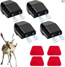 8 PCS Deer Whistles for Car, Automotive Deer Warning Whistle Black, 4pcs