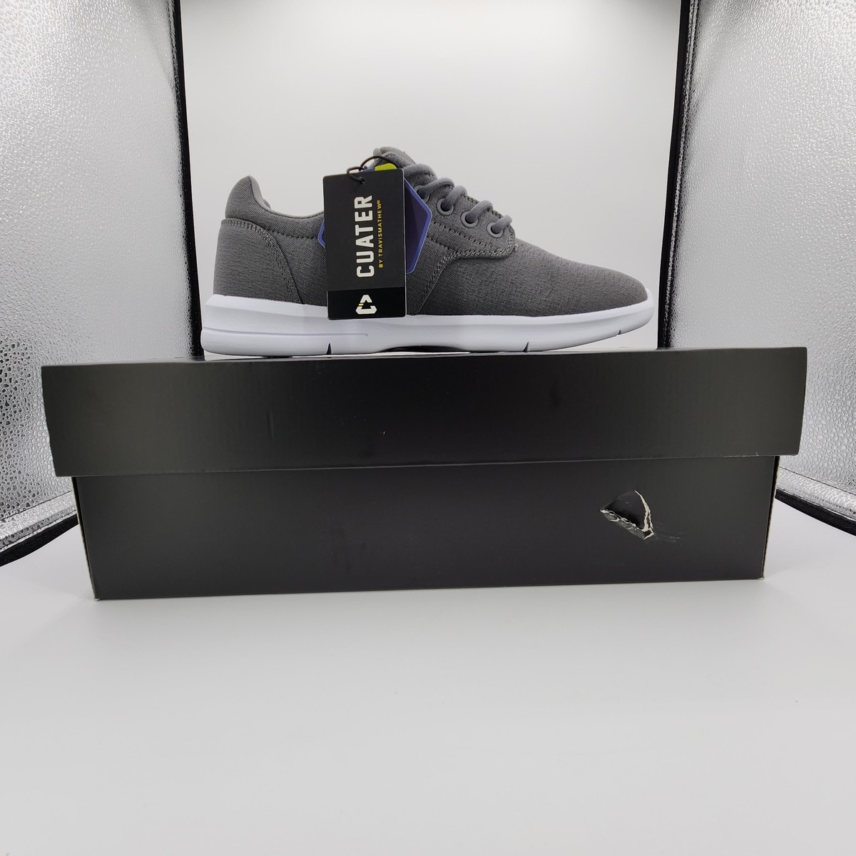 Cuater by Travis Mathew The Daily Woven Shoes Mens Sz 8 Heather Grey Sneaker NEW Cuater by Travis Mathew The Daily Woven Shoes Mens Sz 8  main image 4