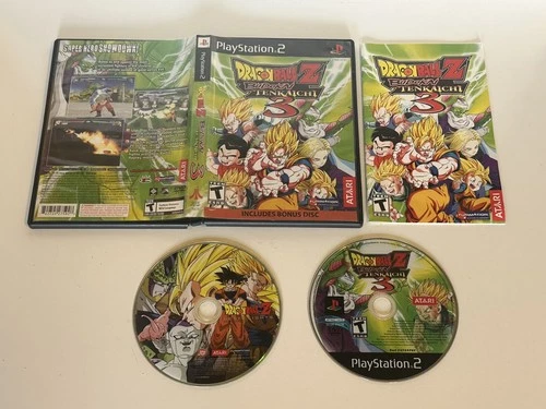 New ListingDragon Ball Z Budokai Tenkaichi 3 PS2 PlayStation 2 Complete CIB + Bonus Disc