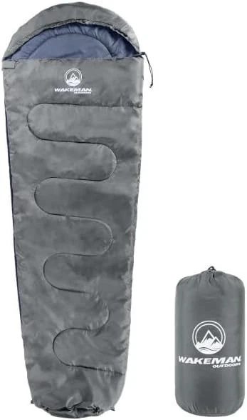 Adult Waterproof Cold Weather Mummy Sleeping Bag 25°F Rated w/Drawstring Bag NEW