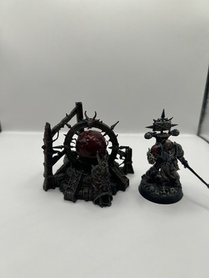 Warhammer 40k - Chaos - Objective Marker - Ritualmarker - Gelände - gut bemalt