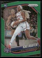 2025 Panini Prizm WNBA - Kiki Iriafen #72 Green Prizm (RC)