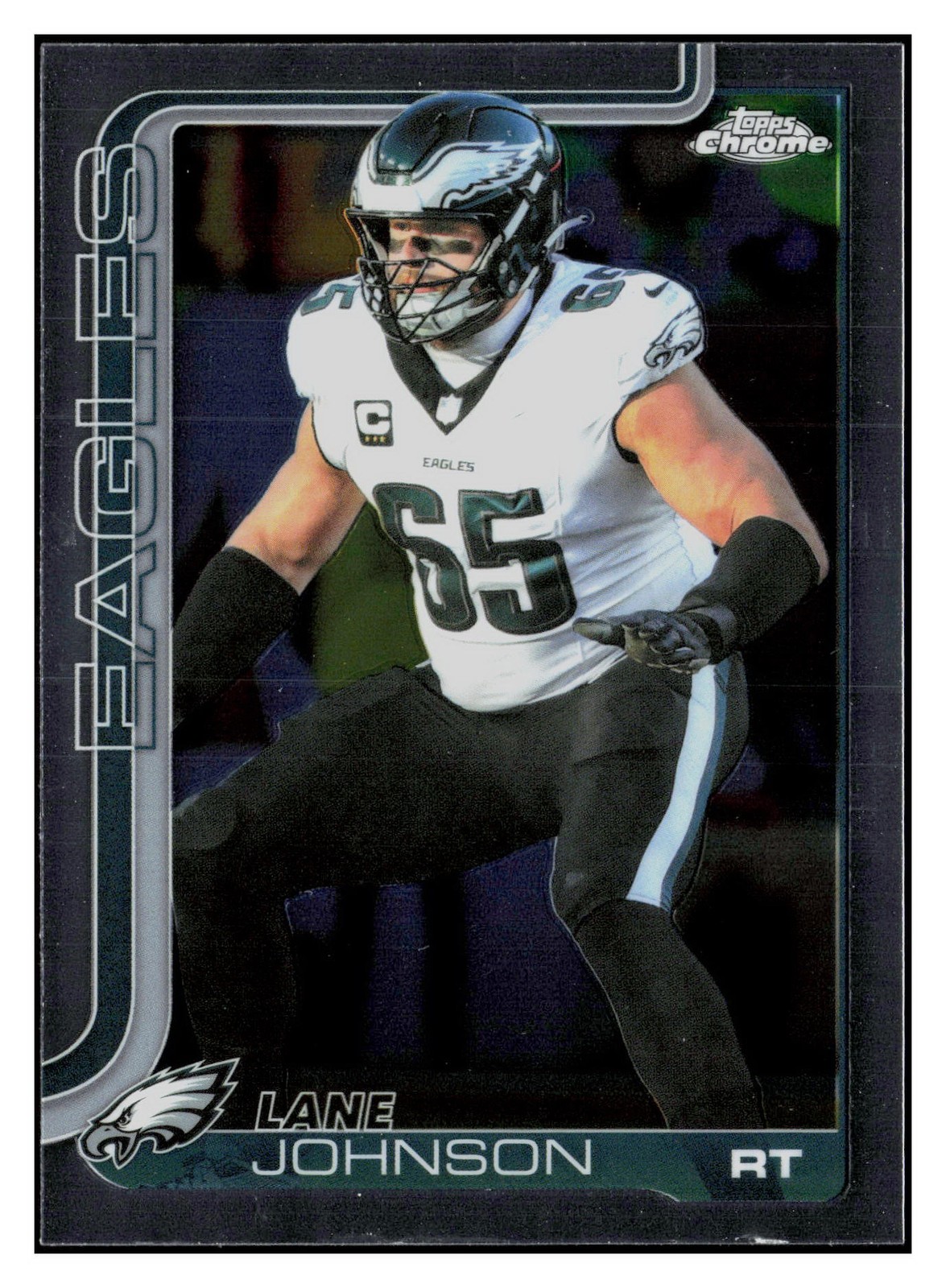 Lane Johnson 2025 Topps Chrome #246 Philadelphia Eagles Football *355