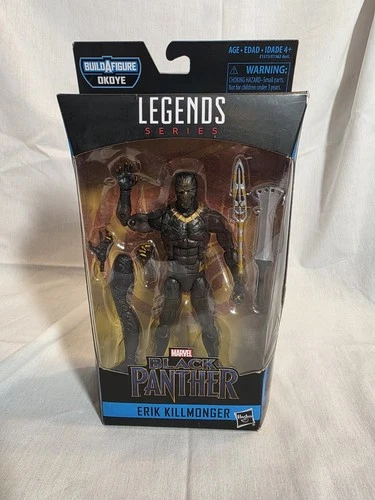 Figura de acción Marvel Black Panther Legends Erik Killmonger 6 pulgadas