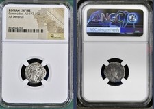 Roman Emperor Commodus Silver Denarius 177AD-192AD NGC Genuine Ancient Coin