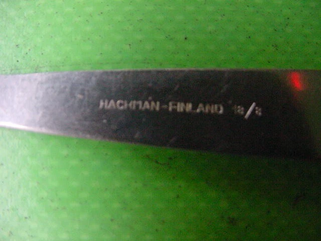 6 Löffel, Kaffe-Teelöffel Hackman Finland, Scandia Design Kaj Frank, 12 cm lang - Bild 3 von 4