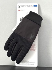 Spyder Core Conduct Winter Gloves 3M Insulate Unisex Black Size Large NWT