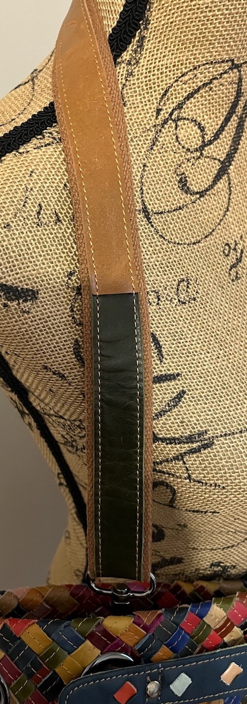 Ameri Leather Extra Large Rainbow Woven Leather T… - image 3