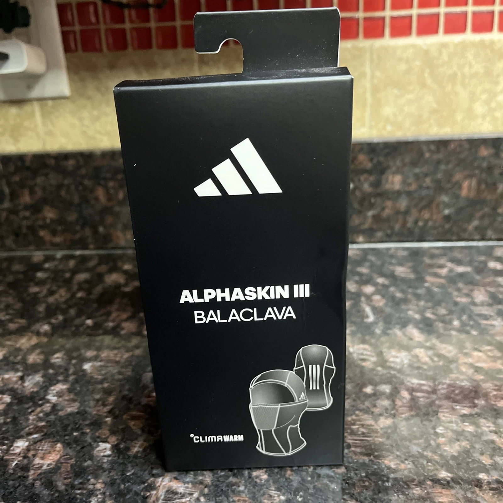 Adidas Alphaskin III Balaclava Black Hood Reflective Ski Mask New In Box Shiesty