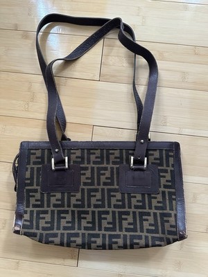 Vintage Fendi Zucca shoulder bag - project piece