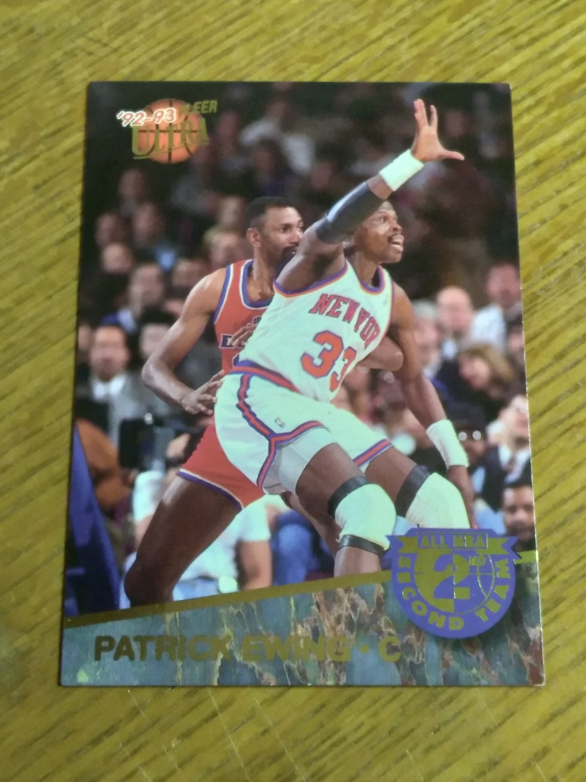 1992-93 Fleer Ultra Basketball All- NBA # 8/15 Patrick Ewing EX-Nr Mt