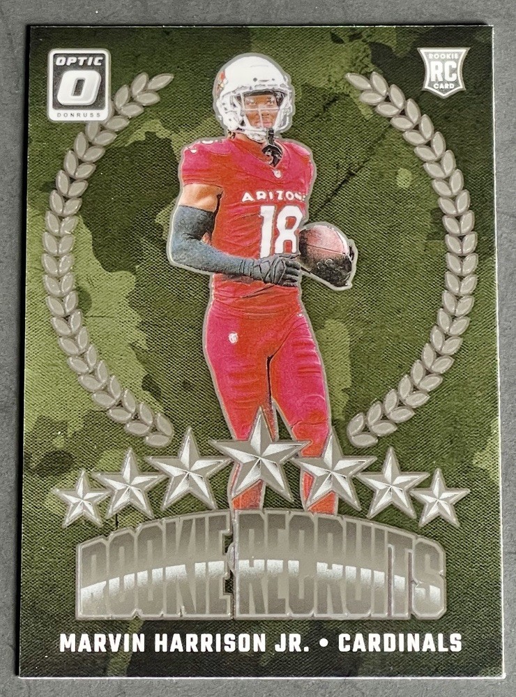 2024 Donruss Optic Marvin Harrison Jr Rookie Recruits RC #2 Cardinals