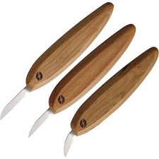 Flexcut Pro Range Carving Fixed Knife Set Carbon Steel Blades Wood Handles FP200
