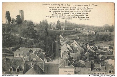 AXU-P9-0701-78 - MONTFORT-L'AMOURY - Panorama Von Der Kirche Aus Aufgenommen