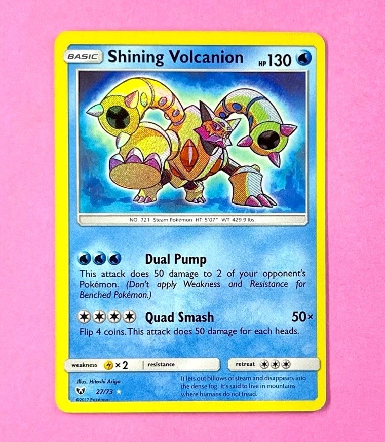 Shining Volcanion 27/73 Shining Legends Holo
