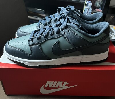  NIKE Dunk Low Armory Navy Mineral Slate DR9705-300 Men's Size 8.5 Authentic! 