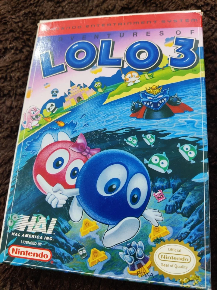 Adventures Of LOLO 1 2 3 Nintendo Nes In Box - Image 4 of 4