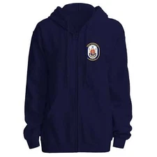 DDG-65 USS Benfold Navy Full-zip Hoodie