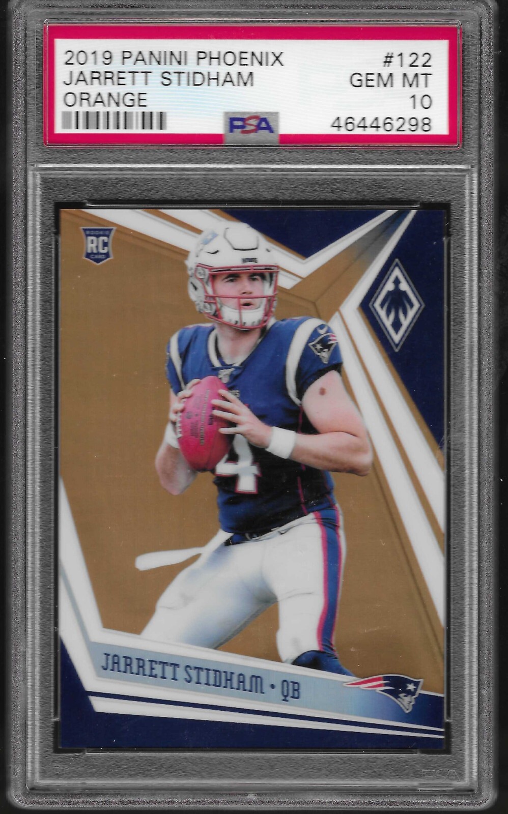 Jarrett Stidham Panini Phoenix #122 Orange