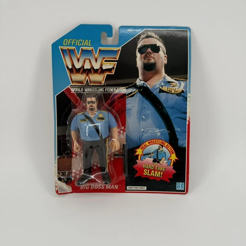 Vintage 1990 Big Boss Man WWF Hasbro Series 1