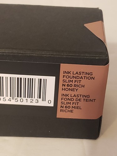 NEW Avon The Face Shop Ink Lasting Foundation N60 Rich Honey Slim Fit 1.01 oz - Picture 15 of 17