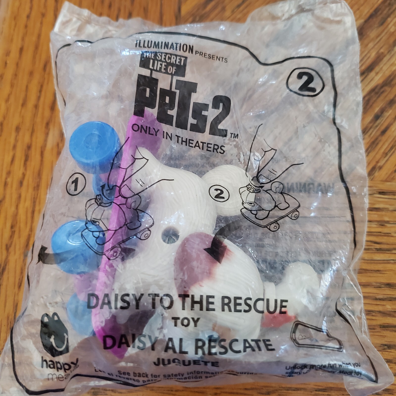 2019 Secret Life of Pets 2 McDonalds Happy Meal Toy -  Daisy to the Rescue #2