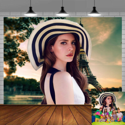 Lana Del Rey Party Decorations Birthday Decor Backdrop Banner Background 7x5ft