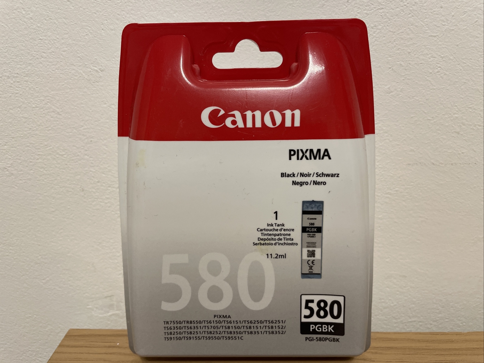 Genuine Canon PGI-580PGBK Black Ink Cartridge 580 Brand New Sealed