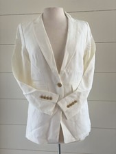 Loft Women s Theo White Blazer Size 0 XS New with tags