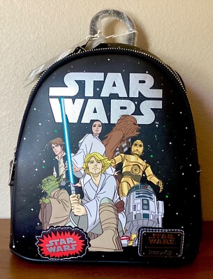 2024 DISNEY PARKS LOUNGEFLY STAR WARS GLOW-IN-THE-DARK 