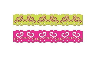 Spellbinders 2 Borden Stanzplatten Borderabilities Contemporary Hearts