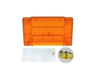 Super Nintendo [SNES] Fire Clear Game Cartridge Shells- Lot Of 10 (Made ...
