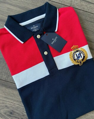 HACKETT CREST BADGE POLO SHIRT SIZE SMALL RETAIL BNWT