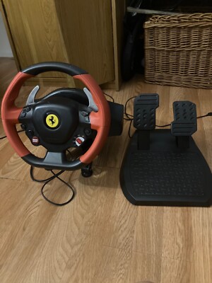 Thrustmaster Ferrari 458 Spider Racing Steering Wheel & Pedals Xbox One