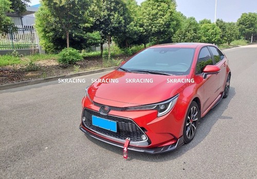 Kits de labios de parachoques delantero con aspecto de fibra de carbono ABS para Toyota Corolla LE 2020-2024 - Imagen 13 de 13
