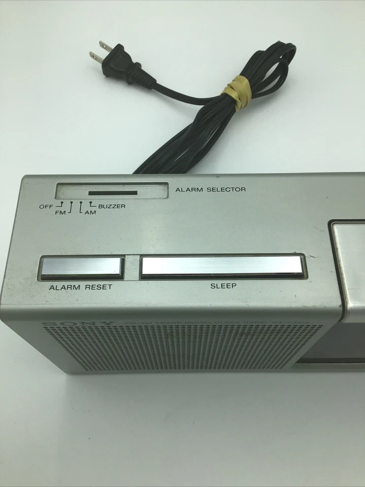 Radio reloj digital vintage Sony Dream Machine ICF-C20W FM/AM leer descripción Foto 3 de 4