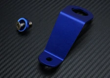 Blue Aluminum Radiator Stay Bracket Gasket Screw for 92-95 Civic 93-97 Del Sol