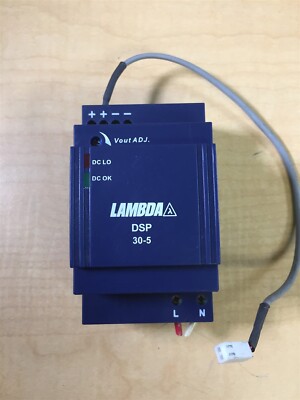 Lambda DSP 30-5 100-240VAC to 5VDC Power Supply M6