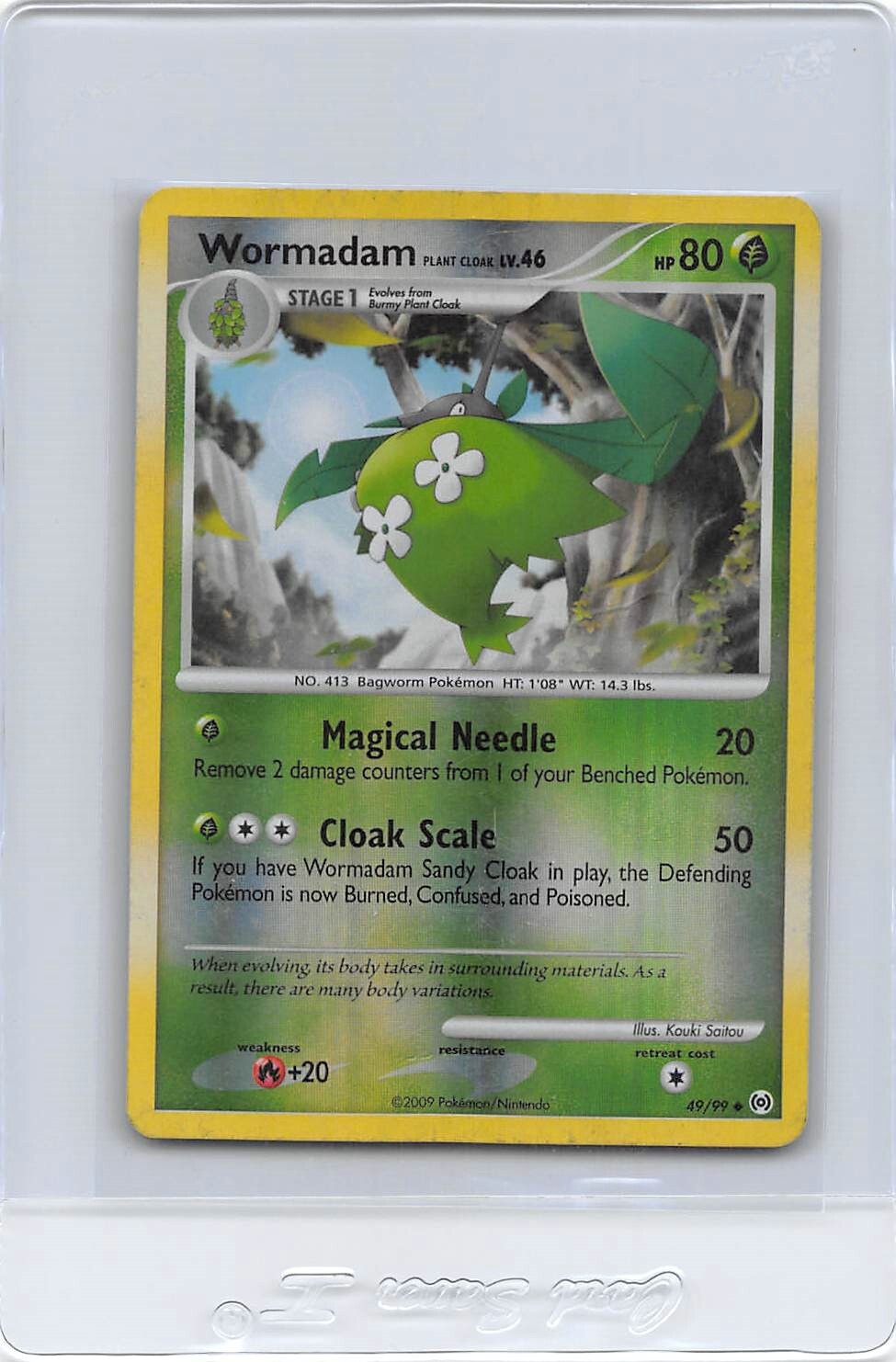 Wormadam 49/99 - REVERSE HOLO UNCOMMON Platinum Arceus - POKEMON CARD - NM/LP