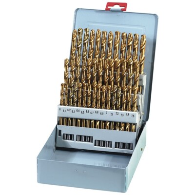 GARANT - Set Di Frese Rotative Rivestite 5 Pezzi, Dentatura INOX Cut Grossa Hm Altin Numero Di Frese Rotative 5